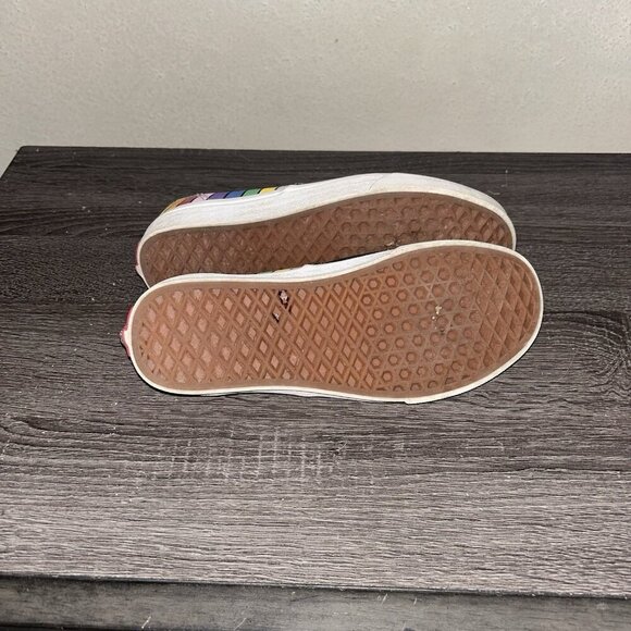 Vans Authentic Refract Rainbow Athletic Skate Sneakers Women’s 7.5 Men’s 6 - Picture 7 of 8